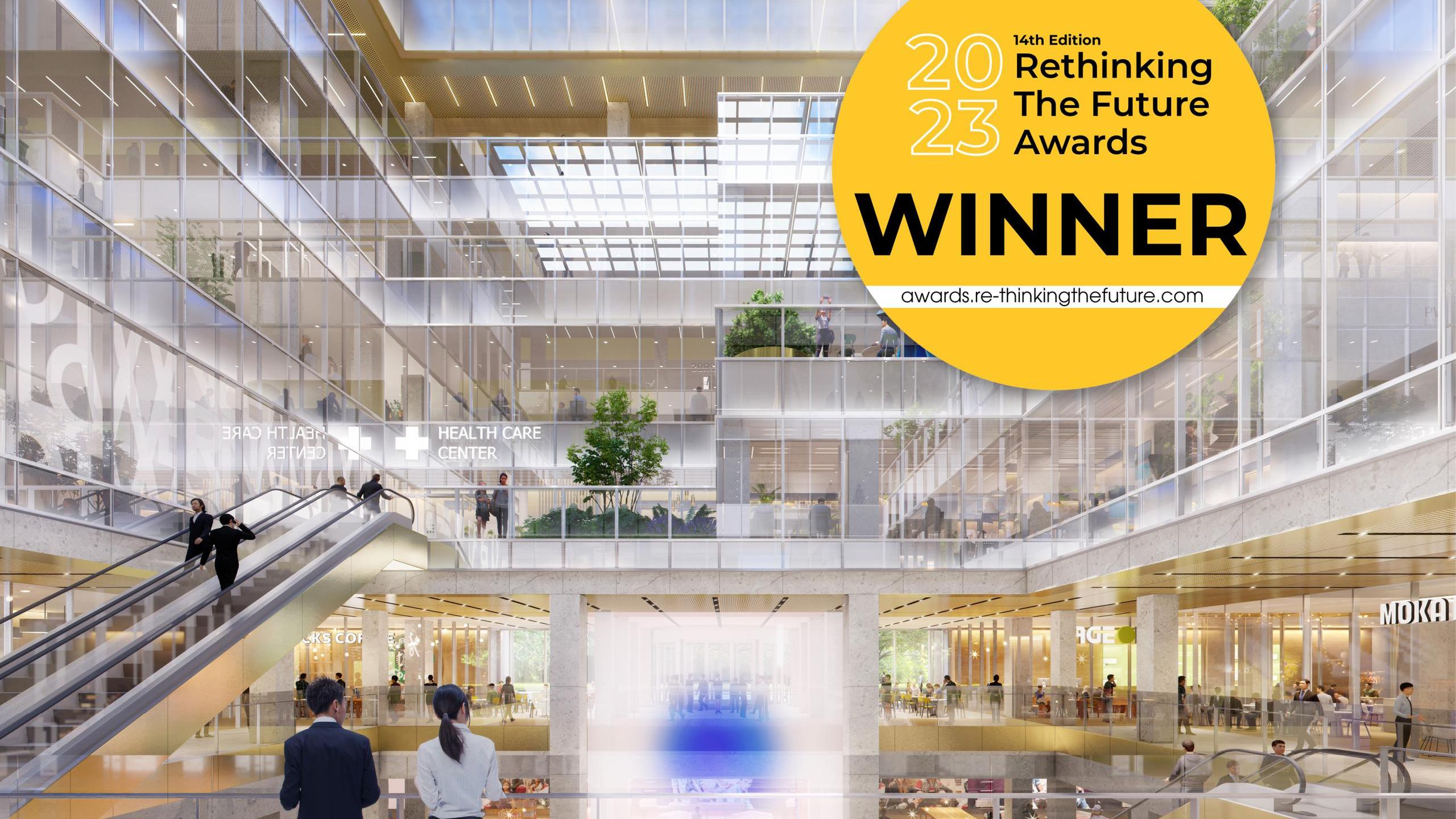 The Exchange Twin Towers Renovation won the 2023 Rethinking the Future ...