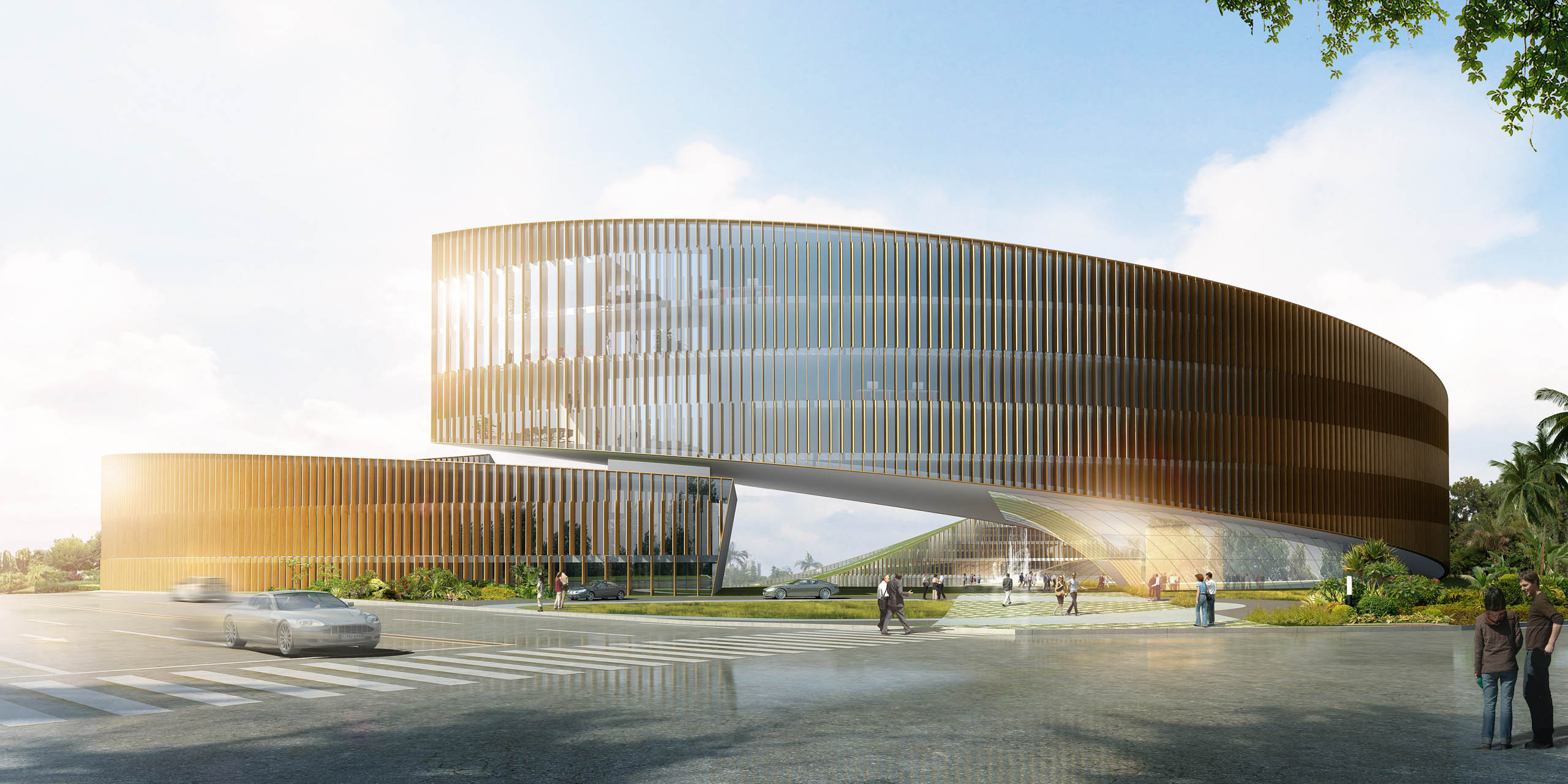 Lingshui Pilot Zone Innovation Center - CLOU architects